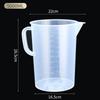 Com copo medidor de escala 500/1000/5000ML gadget de cozimento cilindro de medição de plástico copo medidor de onça engrossado