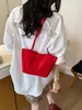 Bolsa de Mão Casual Nylon Leve Colorida Estilo Hobo Bolsa de Ombro Tipo Saco Moda Versátil Tendência Estilo Preguiçoso Bolsa Tote