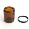 Vaso Marrón para Velas Vaso Vacío Ins Portavelas para Velas de Aromaterapia Vaso Escandinavo de Gama Alta Contenedor para Velas DIY Adornos de Tarro de Cristal