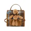 Mochila de mujer elegante, retro y de diseño único, nueva colección 2026, estilo preppy, mochila pequeña para el trabajo y los desplazamientos