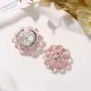 Coreia do Sul Moda de Luxo Leve Cristal Strass Flor DIY Sapato Tecido Artesanal Chapéus Bolsa Roupas Adesivo Patch Acessórios