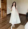 Estilo Verano 2026 Tallas Grandes Chaleco Patchwork Vestido Floral Falso de Dos Piezas Vestido Estilo Dulce Francés