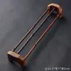 Estante Secador de Tazas de Té Kung Fu de Bambú Morado Soporte de Exhibición Accesorios para Juego de Té Estante de Almacenamiento Estante de Drenaje Soporte para Tazas de Té Estante para Tazas de Té
