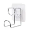Estante para Lavabo de Cocina Gancho de Lavabo Montado en Pared para el Hogar Estante de Almacenamiento sin Taladro para Baño Estante de Almacenamiento con Gancho para Lavabo