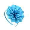 Europeu e americano crianças jóias multi-camadas encaracolado flor arco artesanal flor faixa de cabelo crianças cocar acessórios para cabelo fivela de cabelo 701