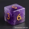 Juego de Mesa Dungeons & Dragons Dados 7 Piezas Set Juego Agitar Multifacético DND RPG Dados de Amatista Natural