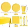Platos de Papel Desechables de Color Sólido con Encaje en Stock para Fiestas de Cumpleaños, Picnics, Bodas, Vajilla Festiva, Artículos de Fiesta, Multicolor