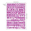 Adesivos criativos transfronteiriços Amazon DIY Adesivos alfanuméricos Cartões de felicitações Contas de mão decorativas Letras de scrapbook à prova d'água