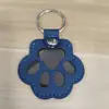 Armazenamento de Pelos de Pet Transfronteiriço Chaveiro de Couro a Laser Ornamento de Patinha de Cachorro Ornamento Lembrança de Pelos de Pet de Gato e Cachorro