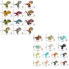 Dinosaurio que muerde el dedo juguete para niños niño popular en línea Jurásico Tiranosaurio Triceratops Dragón mini dinosaurio