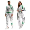 Disfraz de astronauta para cosplay de Halloween, mono de traje espacial, traje espacial para fiestas navideñas y juegos de rol
