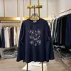 Camiseta base de capa interior blanca para mujer, nuevo modelo 2026, cuello redondo, corte holgado, talla grande, algodón puro, camiseta de manga larga, top de principios de otoño para mujer