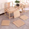 Almofada Respirável de Palha para Cadeira Almofada de Cadeira Verão Escritório Estudante Almofada de Cadeira Almofada Grande Casa Estilo Chinês Cadeira Almofada de Cadeira de Jantar