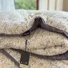 Touca de Algodão Pequena Floral Estilo Coreano Colcha de Gaze Colcha de Inverno Colcha de Primavera e Outono Acolchoada Veludo Acalmador para Bebê Colcha de Renda