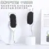 Peine de Cerdas de Jabalí Plateado Galvanizado Modelo Nuevo Transfronterizo Peine para Peinar el Cabello Peine para Cabello Seco y Húmedo Peine con Airbag Peine con Cojín de Aire