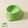 Tazón de Acero Inoxidable para Perro, Nuevo Diseño Lindo, Tazón Único para Alimentar, Boca Inclinada, Protector de Cuello, Tazón de Comida para Mascota Gato, Nuevo Tazón para Gato