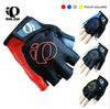 Guantes de medio dedo de una palabra al por mayor para arroz, guantes para bicicleta de carretera, bicicleta, guantes a prueba de golpes para ciclismo, guantes de silicona de dedo corto