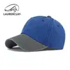 Gorra de Béisbol de Algodón Lavado Estilo Coreano Moda Lisa Patchwork para Hombres y Mujeres, Sombrero de Sol Casual para Protección Solar al Aire Libre