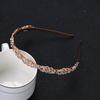 Europeu e Americano Diário Senhoras Headband Headband Moda Strass Coroa Jóias de Casamento Cabelo Headband Atacado