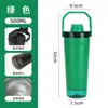 Copo de Café Transfronteiriço Aço Inoxidável 304 Portátil Copo Misturador Grande Capacidade Copo com Isolamento a Vácuo Copo Portátil para Gelo ao Ar Livre