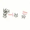 Unhas de Garra Mini 5mm Garra Estrela de Cinco Pontas para DIY em Bolsas, Sapatos, Chapéus Contas Coloridas de Garra Rebites Estrela de Cinco Pontas Preto Fosco Anti-Ferrugem