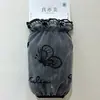 Cubiertas de Manga Corta Elegantes de Encaje para Otoño e Invierno para Mujer, Adecuadas para el Trabajo, Abrigo de Algodón, Puños de Chaqueta de Plumas, Fundas de Manga Versátiles Estilo Coreano Anti-Manchas para la Oficina