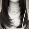 Collar Original de Encaje con Lazo para Mujer, Gargantilla Japonesa Estilo Lolita con Perlas, Accesorio de Cuello con Collar de Encaje