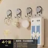 Gancho de ventosa sin taladro de doble cabeza para uso doméstico, perchero para detrás de la puerta, gancho adhesivo de fuerte carga para baño y cocina