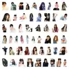 104 novas figuras da estrela feminina Tian Xiwei adesivos de grafite para mala, copo, adesivos de scooter atacado