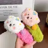2025 Novo Outono e Inverno Franja Lateral Bico de Pato Presilha de Cabelo Grampo de Cabelo Fofo Desenho Animado Presilha de Cabelo de Pelúcia para Mulheres