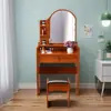 Penteadeira Mesa de Beleza Princesa Mesa de Maquiagem Moderna Simples Quarto Mini Pequeno Apartamento Penteadeira Multifuncional