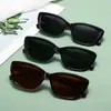 Óculos de Sol Versáteis Marrons Retro Europeus e Americanos da Moda para Mulheres, Estilo de Alta Qualidade, Proteção Solar Versátil, Armação Pequena, Estilo de Rua, Visual Natural, Faz o Rosto Parecer Menor