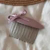Pasador de Pelo Rosa Dulce Estilo Coreano, Pinza Lateral Sencilla de Tela, Pinza Bb Pequeña, Accesorio para el Cabello de Alta Gama