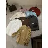 Colección de otoño KITTIN: Camisa de manga larga con bolsillo bordado estilo chic coreano para el día a día, corte holgado y casual, con cuello de solapa, modelo 80095