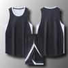 Conjunto Básico de Treinamento de Basquete Estilo Americano para Venda por Atacado Rápida, Camiseta e Shorts Respiráveis de Secagem Rápida, Uniforme de Competição Esportiva de Verão