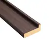 Moldura de Foto Linha Moldura de Foto de Madeira Faixa de Borda Placa de Densidade MDF Madeira Revestida Decoração de Linha Moldura de Foto Oca Espessada
