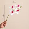 Flor artificial Phalaenopsis Shumen flor falsa flor de seda buquê de flor seca vaso decoração para sala de estar mesa de jantar varanda ornamentos