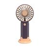 Nuevo ventilador pequeño de mano con carga USB transfronterizo para exteriores, 3 velocidades, escritorio, soporte para teléfono móvil, regalo, LOGO