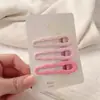 Grampo de Cabelo Colorido Estilo Coreano Feminino Metal Fosco Clipe para Cabelos Curtos Fio de Cabelo Clipe Fofo para Franja Clipe Bico de Pato para Lavar o Rosto Maquiagem