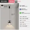 Lámpara colgante pequeña minimalista de espectro completo ajustable para dormitorio, mesita de noche, entrada, zapatero, iluminación del hogar que protege los ojos, hierro