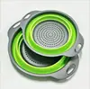 Fregadero de Cocina Multifuncional para el Hogar con Lavabo Extensible Ajustable para Lavar Verduras, Cesta Plegable Redonda de Silicona para Escurrir
