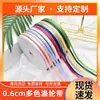 Venta al por mayor del fabricante Cinta de Poliéster de 0.6cm Cinta de Satén de Doble Cara Cinta para Envolver Regalos Cinta de Satén Cinta de Unión Cinta de Colores
