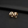 Anillo Europeo y Americano Simple Transfronterizo de Oro Real de 14K Apertura INS Tamaño Ajustable Varios Anillo Fábrica Accesorios de Pulsera