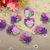Accesorios de Flor de Arcilla Blanda de 25 mm para Manualidades Estilo Vintage Adornos para el Cabello Pasadores Materiales de Decoración para Fundas de Teléfono Móvil