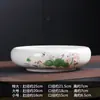 Maceta especial de cerámica para flor de hada acuática sin agujeros para hierba de cobre hidropónica cuenco de bambú rico cuenco de loto de gran diámetro utensilios de loto