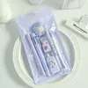 Lindo juego de papelería de 7 piezas, alto atractivo estético, premio para estudiantes de primaria, regalo para el Día del Niño, papelería para aprender, regalo compañero