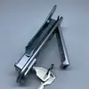 AB301-1 azadón aleación de aluminio plano cerradura, cerradura de botón para puerta, cerradura eléctrica para puerta de armario, cerradura para puerta de armario de armario
