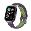 Adequado para Pulseira do Redmi Watch 3 Active, Pulseira de Silicone Perfurada Fashion, Pulseira do Redmi Watch 3
