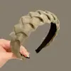 2026 Verano Nuevo Estilo Zapatillas de Caña Alta Retro Antideslizantes Diadema de Ala Ancha para Mujer Accesorio Versátil para el Cabello
