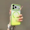 Adecuado para funda de teléfono magnética Apple 18 Pro Max, iPhone 17 nuevo de silicona degradado anticaídas 15 cubierta protectora 14